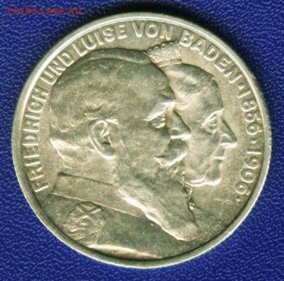 Коллекционные монеты форумчан , Кайзеррейх 1871-1918 (2,3,5) - Baden-2-1906