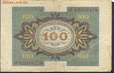 Германия 100 марок 1920 г. 24.11.16 г. 22 -00 МСК. - 100 м. 1920 1