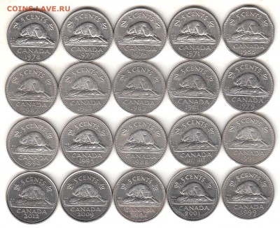 5 центов Канада 20 шт. погодовка до 25.11 в 22.00 - IMG_0003 (2)