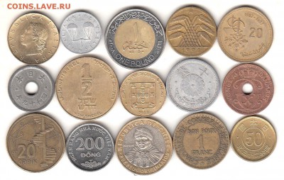 Монеты иностранные 15 шт. до 25.11 в 22.00 - IMG
