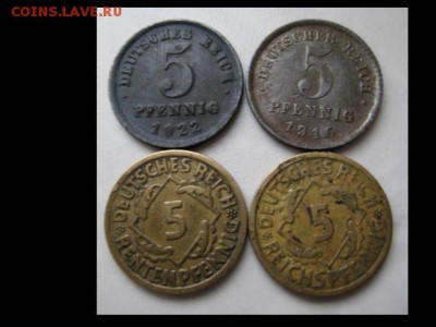 Германия пфеннинги с 1875-1930, 16 шт. до 27.11.16г. , 22:00 - монеты 314