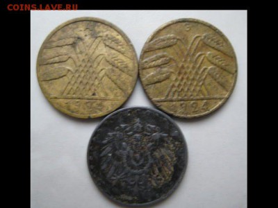 Германия пфеннинги с 1875-1930, 16 шт. до 27.11.16г. , 22:00 - монеты 320