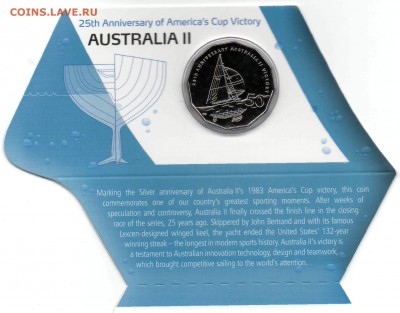 монета в оригинальной упаковке - 50 центов 2002 Австралия 2