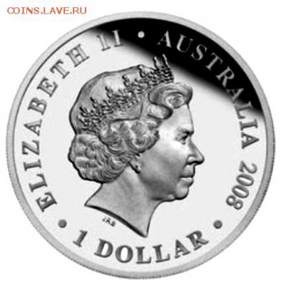 Монеты с Корабликами - 1 доллар 2008 австралия2-2
