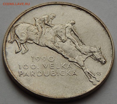 Чехословакия 100 крон 1990 Конные бега, до 04.12. в 22:00 МС - 5141