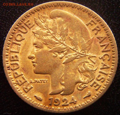 Французский Камерун_1 франк 1924; до 27.11_22.05мск - 12723