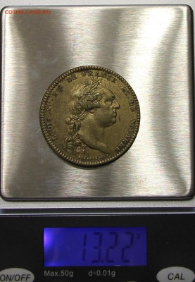 медный жетон Франция 1774 Людовик XV "Посмертный" R до 06.12 - IMG_1852.JPG