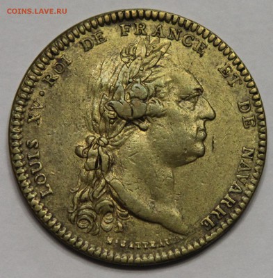 медный жетон Франция 1774 Людовик XV "Посмертный" R до 06.12 - IMG_1848.JPG