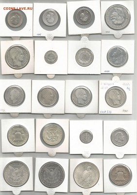 Предпродажная оценка монет разных стран в серебре - и2