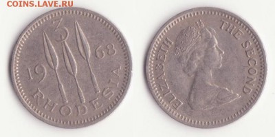 Монеты Родезии 7 шт. до 13.12. - Рисунок (392)