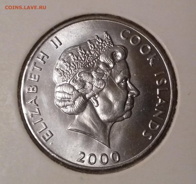 Елизавета II - ОСТРОВА КУКА 5 центов 2000 20161208_195713