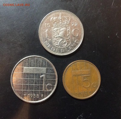 Нидерланды 3 монеты - image