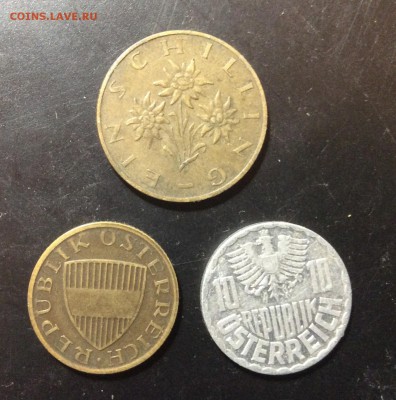 Австрия 3 монеты - image