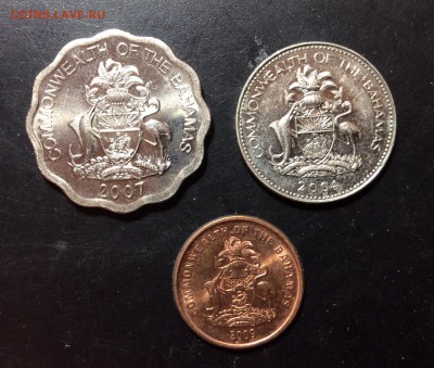 Багамы 3 монеты - image
