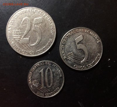 Эквадор 3 монеты - image