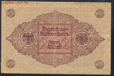 Германия 2 марки 1920 г. 21.12.16 г. 22 -00 МСК. - 2 м. 1920 1