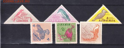Либерия 1953 птицы - 294
