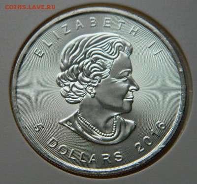 5 $ Канада кленовый лист унцовка серебро,28.12.2016,22-00мск - DSCN6294