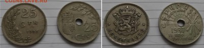 25 сентаво, 2 монеты, Испания+Люксембург, до 02.01.17 21:40 - 25C-espana-luxembourg-250