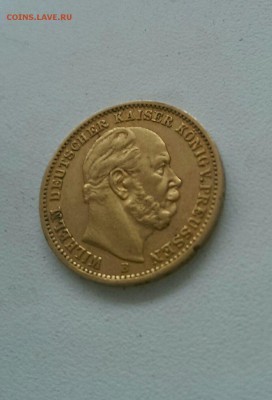 20 марок 1874 - Зол..