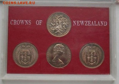 Набор доллар Новой Зеландия 1971 1972 1973 1974 4 шт. крона - 100_6450