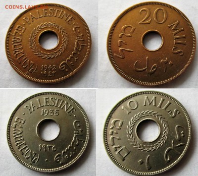 ПАЛЕСТИНА 1,5,10,20 милс 1942-39-35-42. ПРЕДПРОДАЖНЫЕ. - 042.JPG