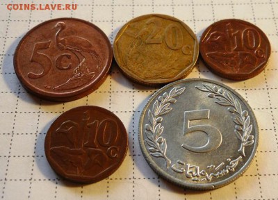 Монеты Африканских государств - 5 шт - 4 - 1 P1180556.JPG