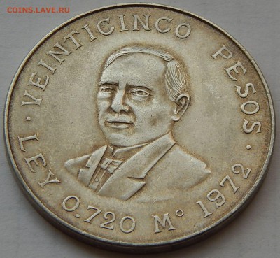 Мексика 25 песо 1972, до 08.01.17 в 22:00 МСК - 4625