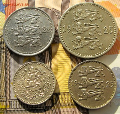 ЭСТОНИЯ 1, 3, 5, 10 марок 1926,1925,1922,1925. ПРЕДПРОДАЖНЫЕ - 034.JPG