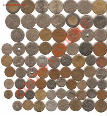 Продам иностранные монеты 376 штук от 2 рублей за штуку. - Изображение 016