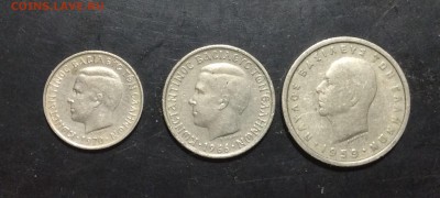 Греция 3 монеты 1959-1970 - image