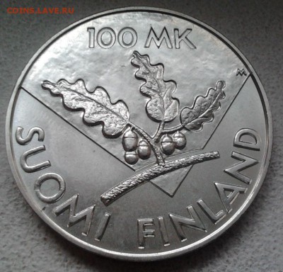 Финляндия 100 марок 1995 50-летие ООН, до 12.01. в 22:00 МСК - 4385