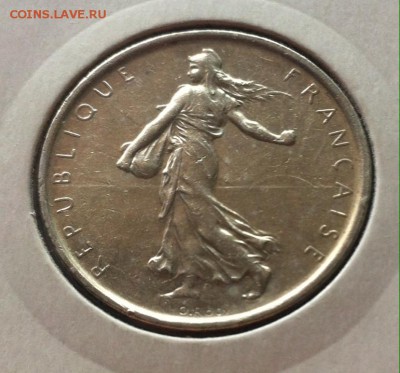 5 франков 1963г. , Франция , Ag835 , до 12.01.17г. - 5фр-2