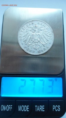 Саксония 5 марок 1901 с 200 рублей до 13.01.2017 - DSC04540.JPG