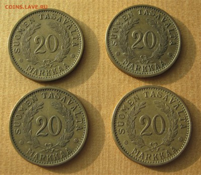 ФИНЛЯНДИЯ 20 марок 1934,1936,1938,1939. ПРЕДПРОДАЖНЫЕ. - 012.JPG