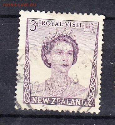 Колонии Новая Зеландия 1953 1м королева - 453