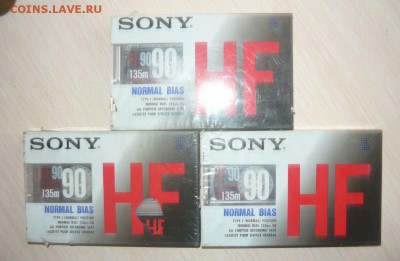 3 новых запечатаннах аудиокассеты SONY HF -90 - 184.JPG