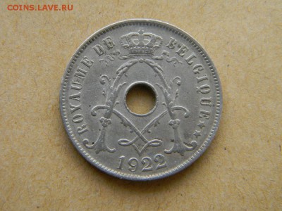25 сантимов бельгия 1922 - DSCN9692.JPG