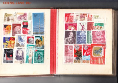 СССР  330 гашеных марок в неб кляссере - 10б