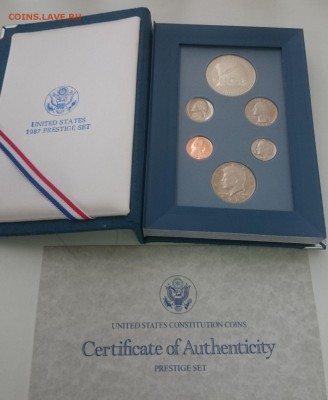 Набор монет США"87 (Prestige Poof set),до 16.01.17г 22-30мск - DSC_0212.JPG