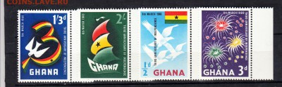 Колонии 1960 Гана 4м - 141