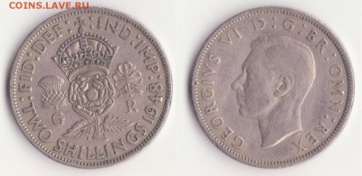Великобритания, 2 шиллинга 1948г до 19.01. - Рисунок (372)