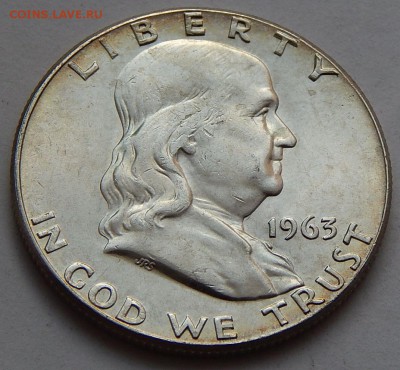 США 50 центов 1963 Бенджамин Франклин, до 21.01. в 22:00 МСК - 5011