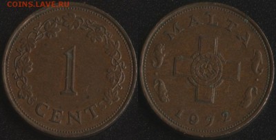 Мальта 1 цент 1972 до 22:00мск 23.01.17 - Мальта 1 цент 1972
