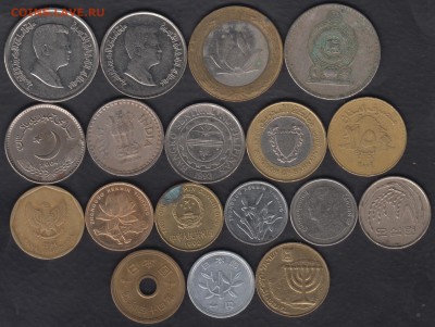 18 монет стран Азии до 18.01.2017 21-00 - 18 монет Азии р