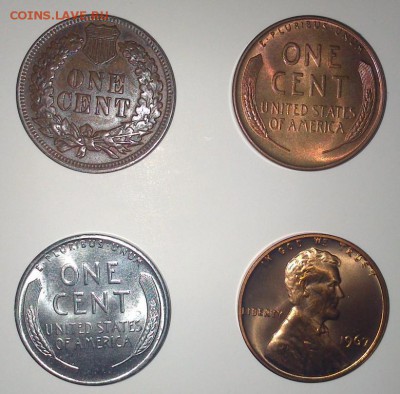 США 1 цент: 1905, 1939, 1943, 1967 До 29.01.17 22-00 МСК - DSC_0071