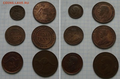 Великобритания,Австралия, 6 монет, до 05.02 18:00 - gb-aust-720rub