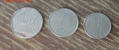 БРАЗИЛИЯ - три монеты ФАО до 7.02, 22.00 - Бразилия набор 25 с, 5 к, 1 к_1
