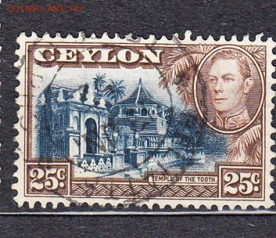 Колонии Цейлон 1938г 1м 25с - 219