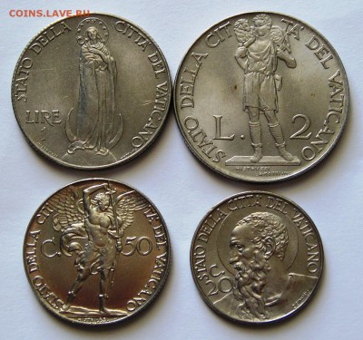 Ватикан 20,50 Чент, 1 и 2 Лиры 1940-41 (11.02) - P1011530.JPG